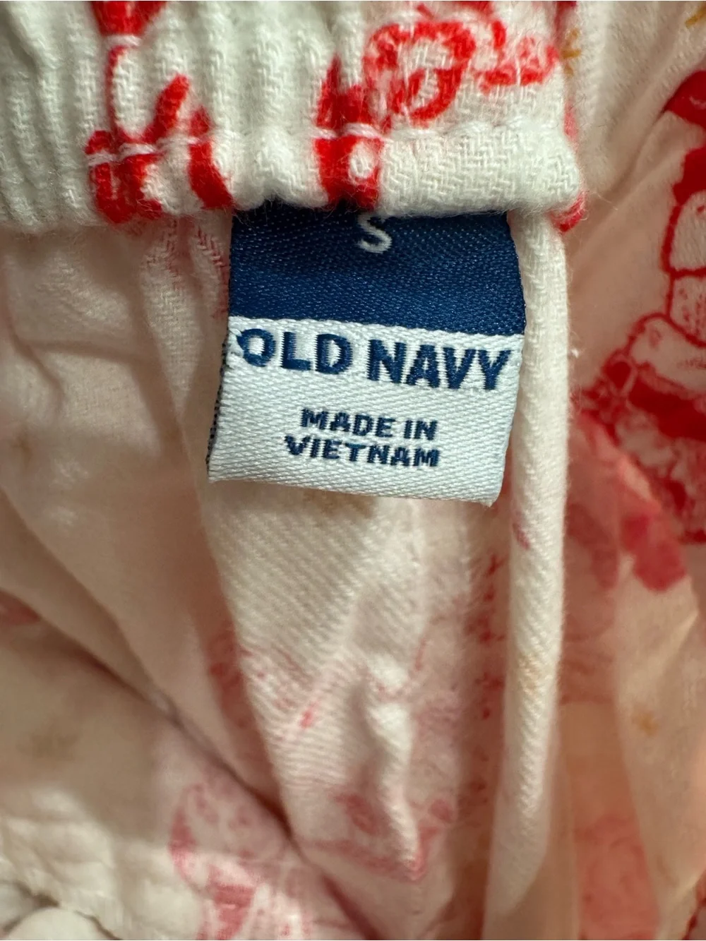 NWT Old Navy Christmas Flannel Pajama Pants Santa Reindeer Size S